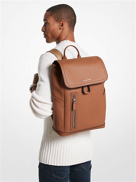 hudson pebbled leather backpack.